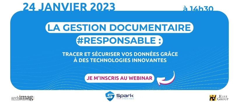 Spark Archives sponsor de la journée dématérialisation écoresponsable